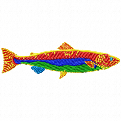 Fishes Embroidery Design 11 Fishes Embroidery Design 11